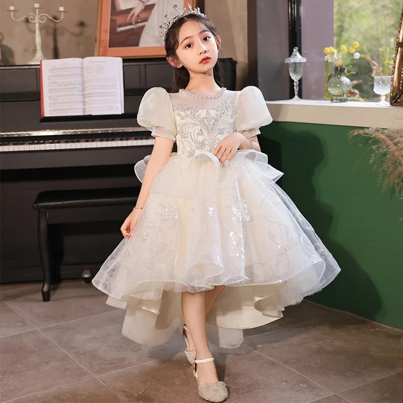 Brides Wedding Dresses  Graduation Dresses for Formal Occasions Luxury Girl Children's Dress Sukienka Ball Gowns Party Gala