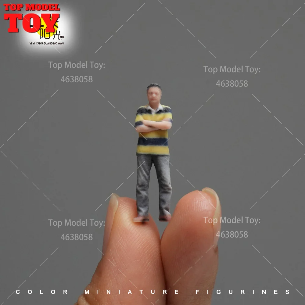 1/64 1/87 1/43 1/24 1/18 مقياس رجل منتصف العمر الترفيه عادية ثلاثية الأبعاد طباعة الذكور المشهد الدعائم أرقام نموذج للسيارات المركبات لعبة