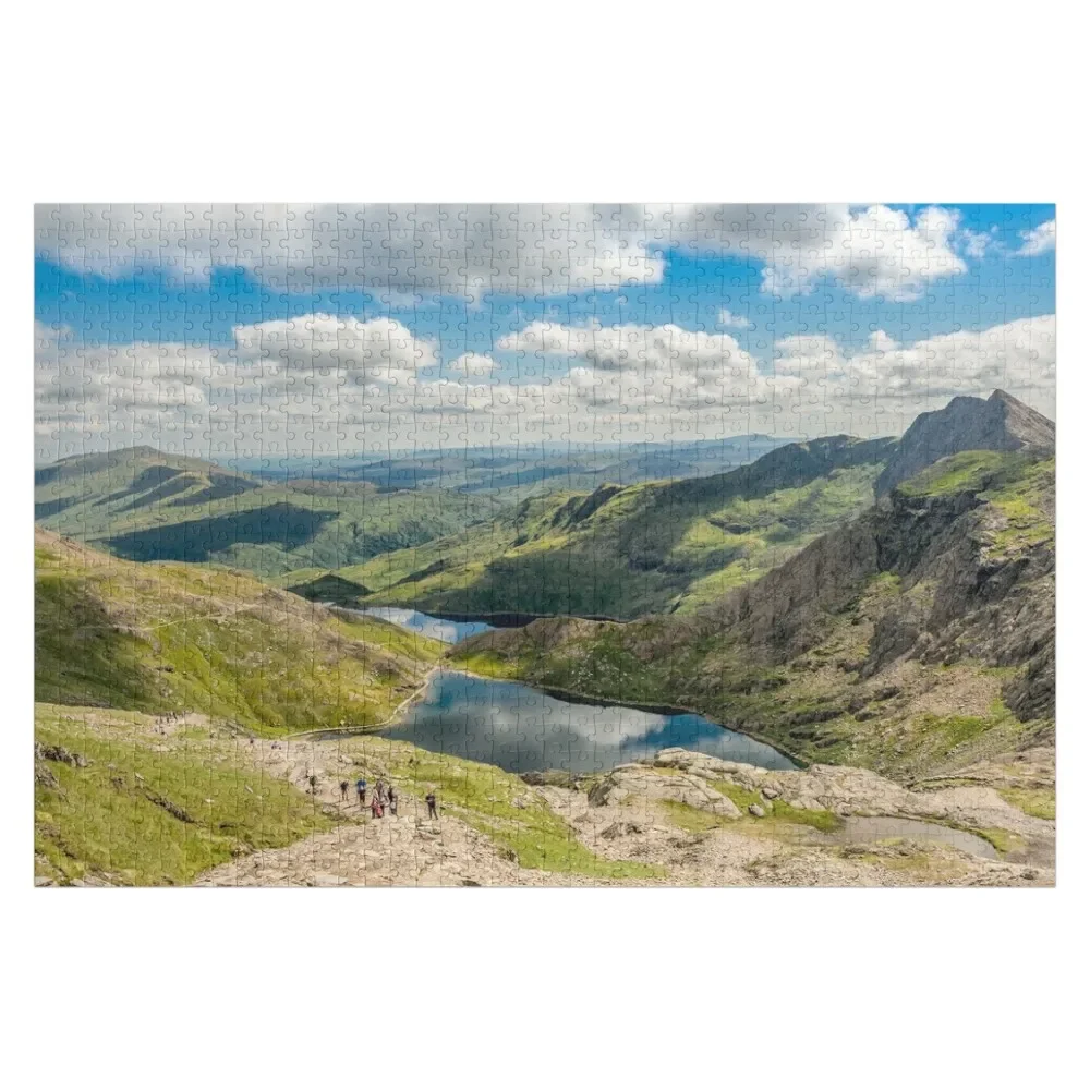 

Пазл Snowdon Miners Path Wales Персонализированный детский предмет Пазл с изображением по индивидуальному заказу