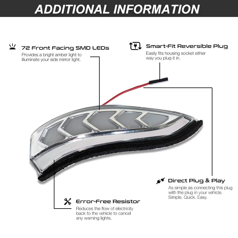 For Toyota AQUA COROLLA AXIO FIELDER AURIS PREMIO ALLION PRIUS C VITZ LED Dynamic Turn Signal Light Rearview Mirror Indicator