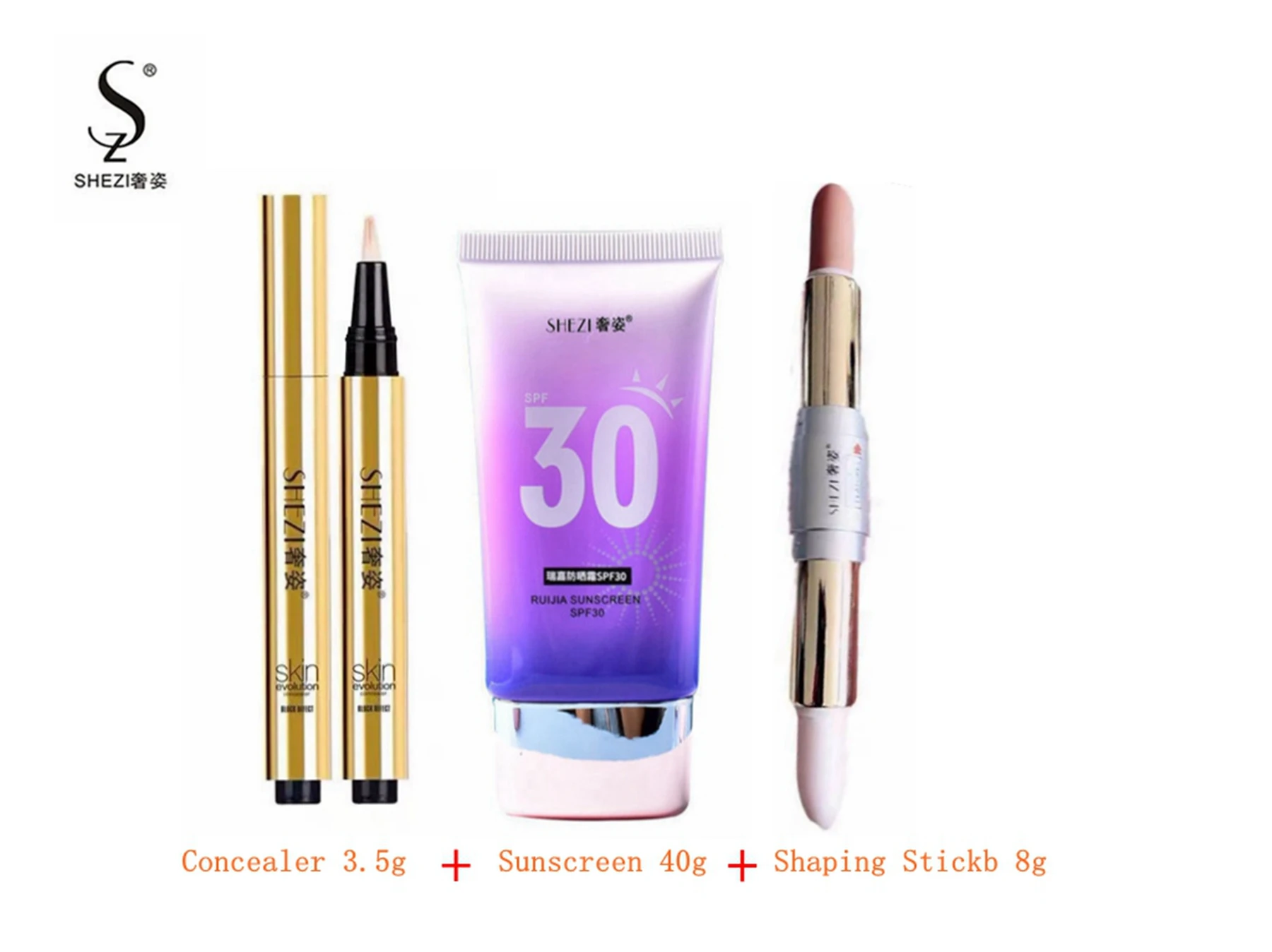 SHE ZI fondotinta per il viso Liquid Dark Eye Circle Concealer Pen Spot Acne Perfect Skin Care Beauty Concealer 3.5g