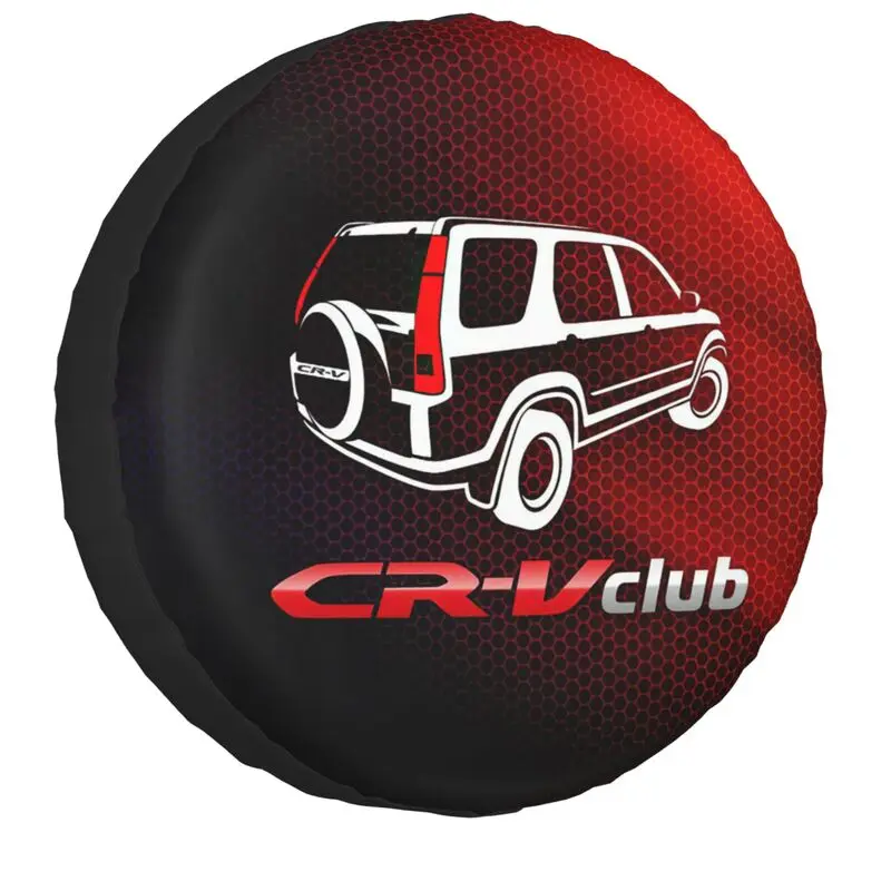 

Чехол для запасных шин CRV Club под заказ, для Mitsubishi Pajero Logo 4WD 4x4 SUV, искусственная кожа 14 "15" 16 "17"