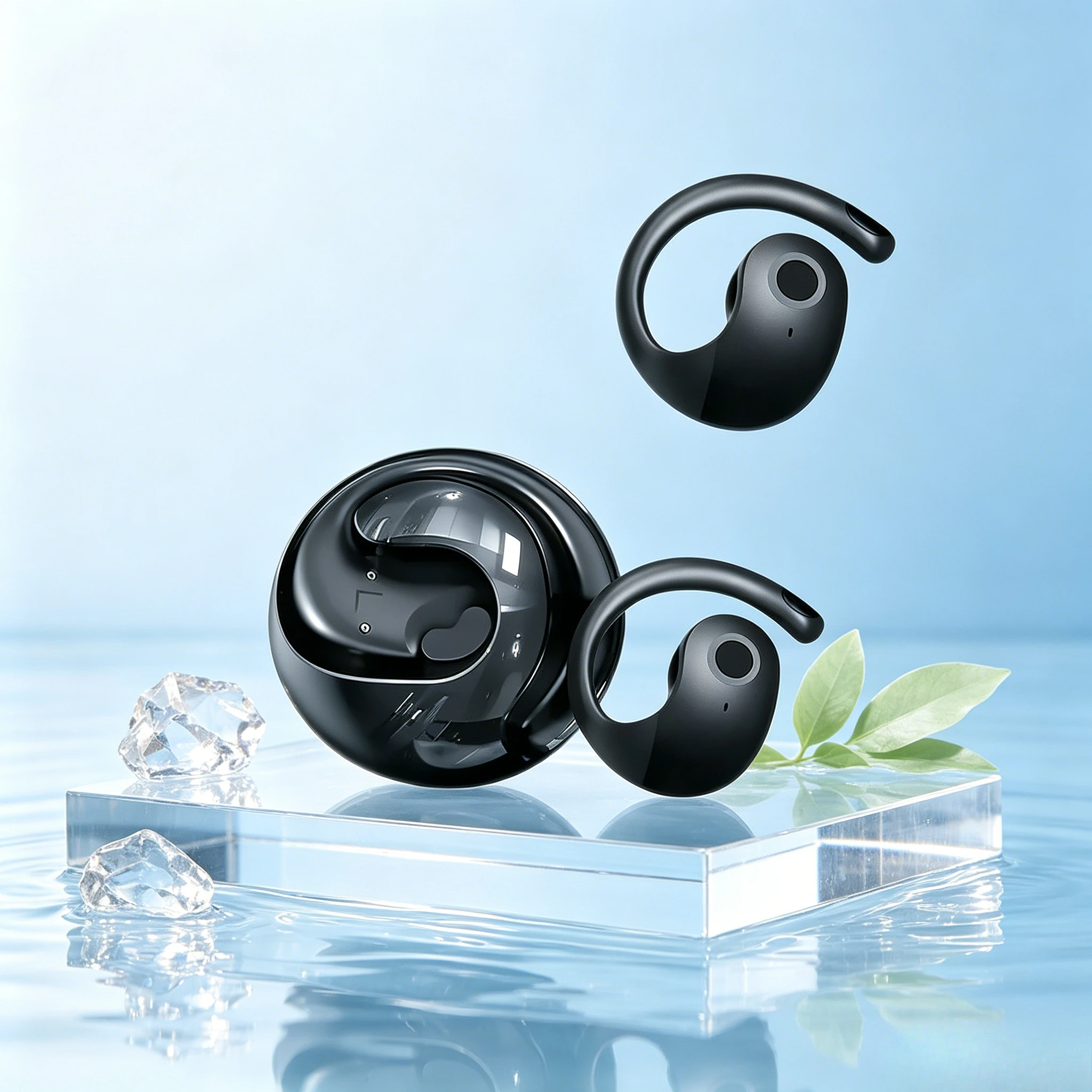 New BY01 Wireless Bluetooth 5.3 Headphones Long Battery Earbuds HIFI Sports Headphones for all smartphones