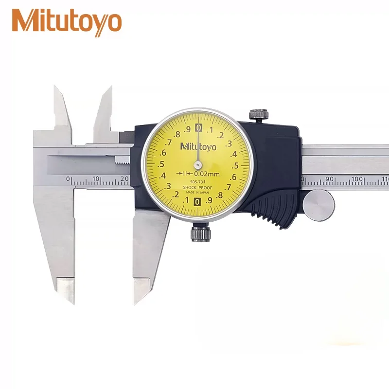 Mitutoyo Dial Caliper 505-732 D15TN 6inch 0-150mm 0.01mm Shock Proof Vernier Calipers Micrometer Measuring Tools