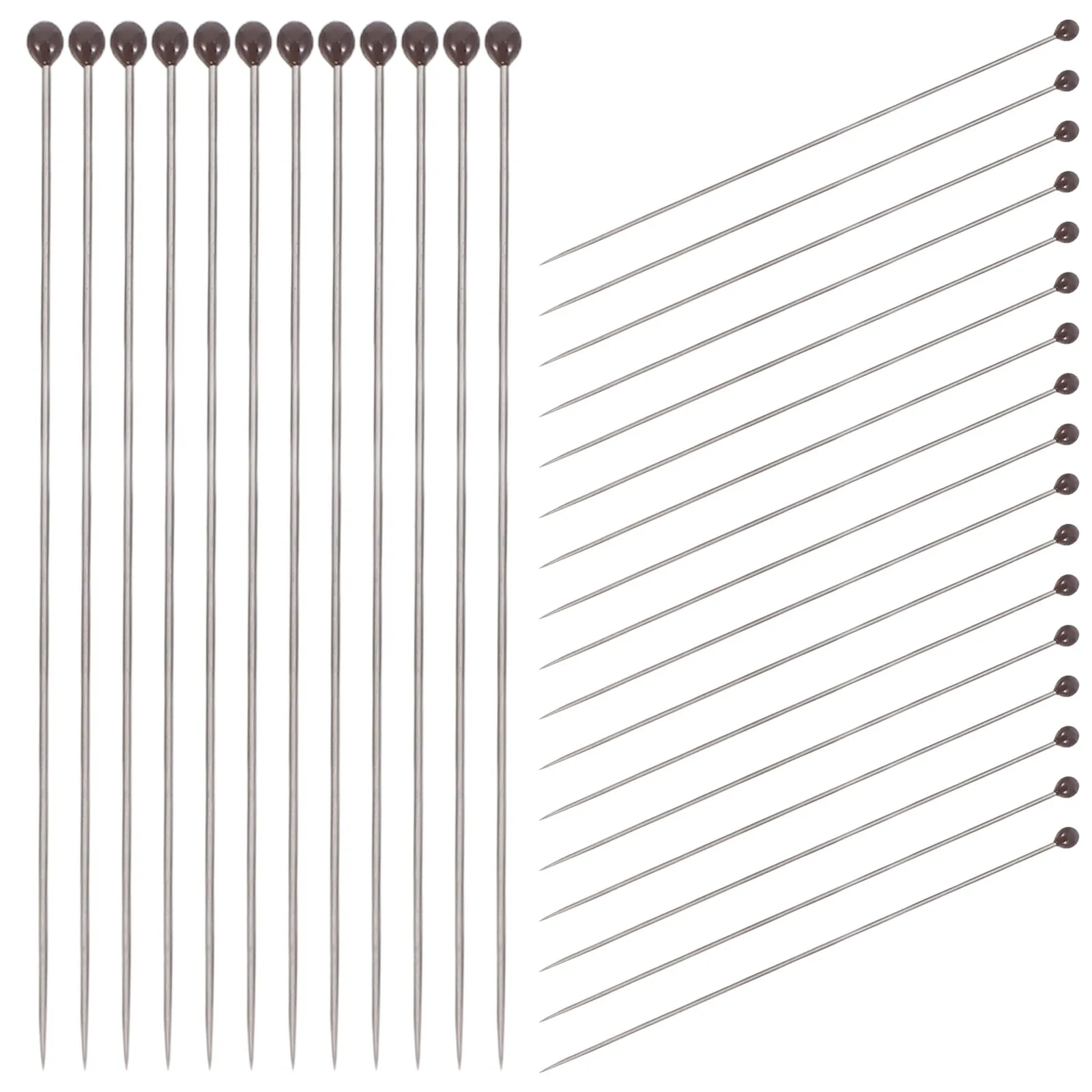 100Pcs Stainless Steel Insect Specimen Mounting Pins Ultrafine Tip Entomology Lab Tools Kit for Butterfly Collection Display