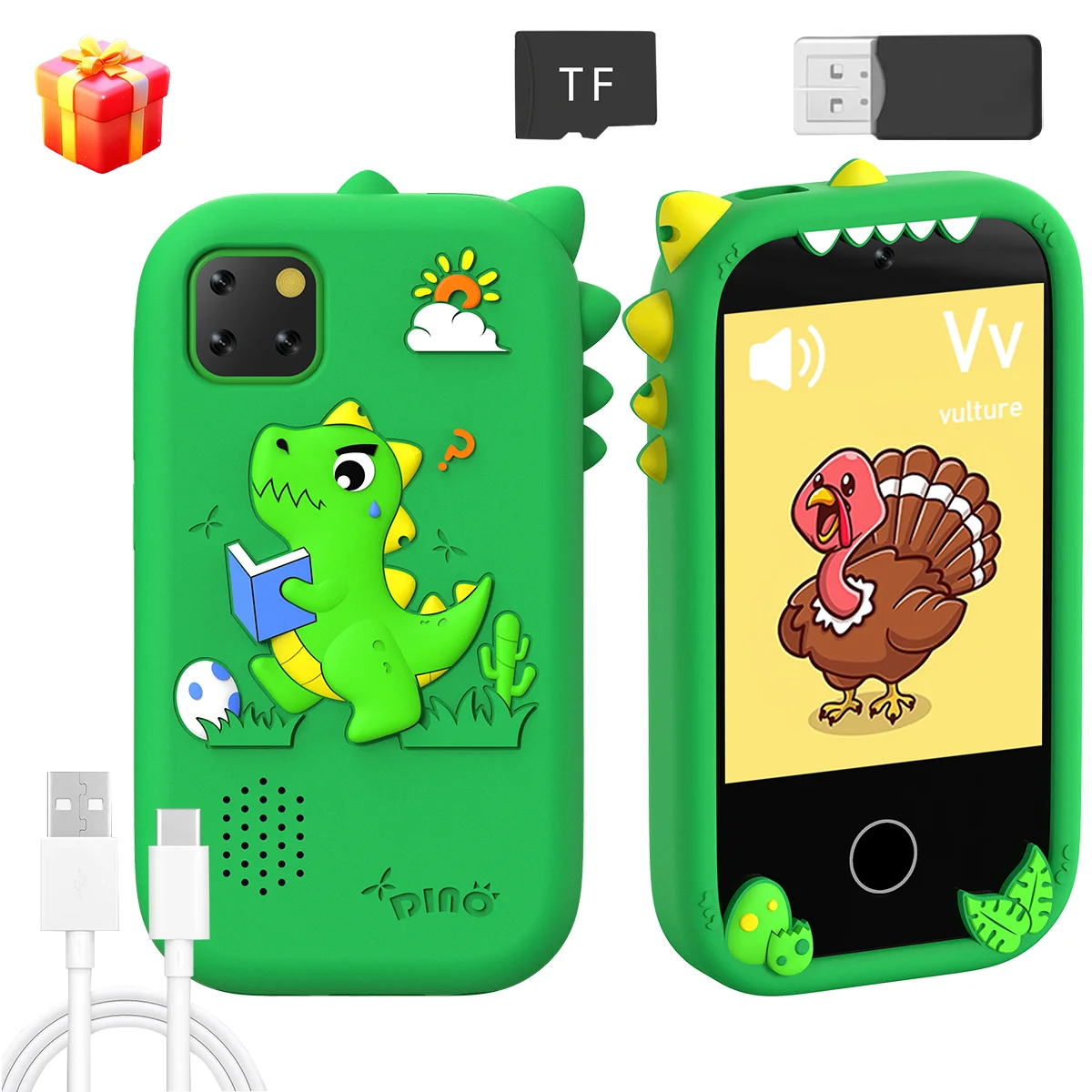 子供用スマートフォン |   おもちゃ] 2.8インチ高画質キッズスマートフォントイ |   パズルゲーム、絵本、ビデオ録画、音楽プレーヤー