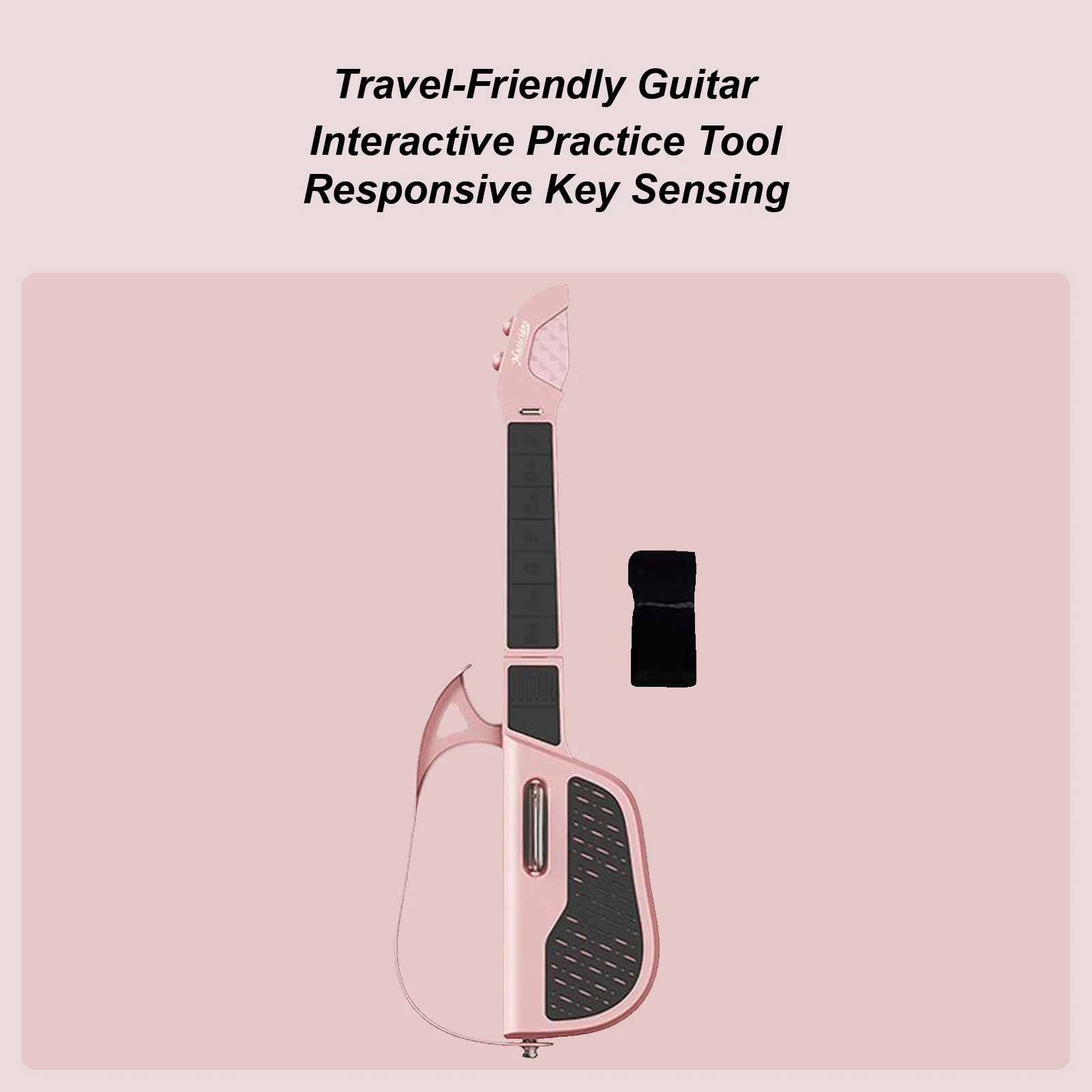 

Electric Guitar Stringless Acoustic Built-in Automatic Chord Mode Foldable Guitar With LED Light Guide For Adult Family Outdoor
