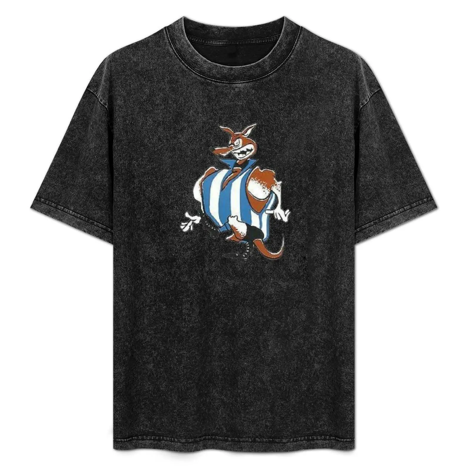 

Ретро-футболка North Melbourne Kangaroos, повседневная футболка на День благодарения