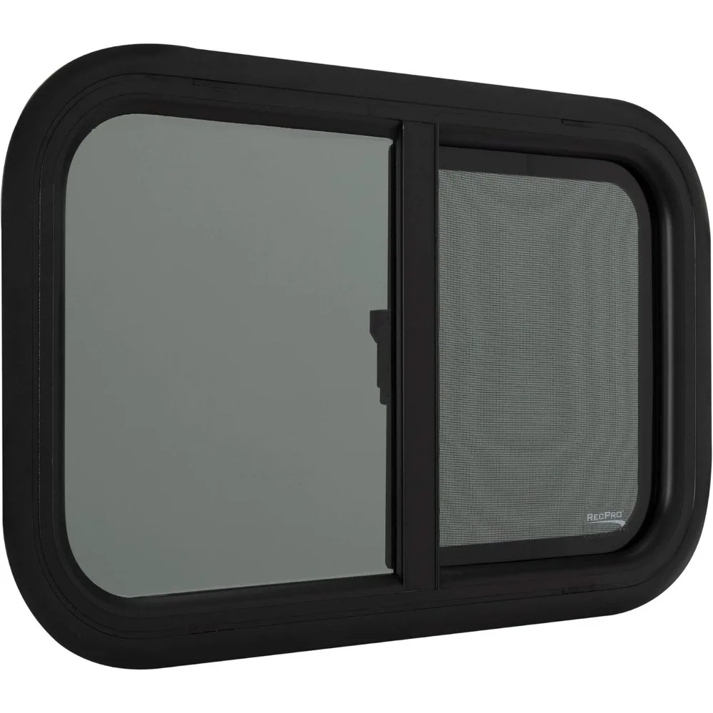 نافذة منزلق أفقية 24 واسعة × 15 على شكل دمعة عالية RV مع زخرفة اختيارية 1.5 للاستبدال