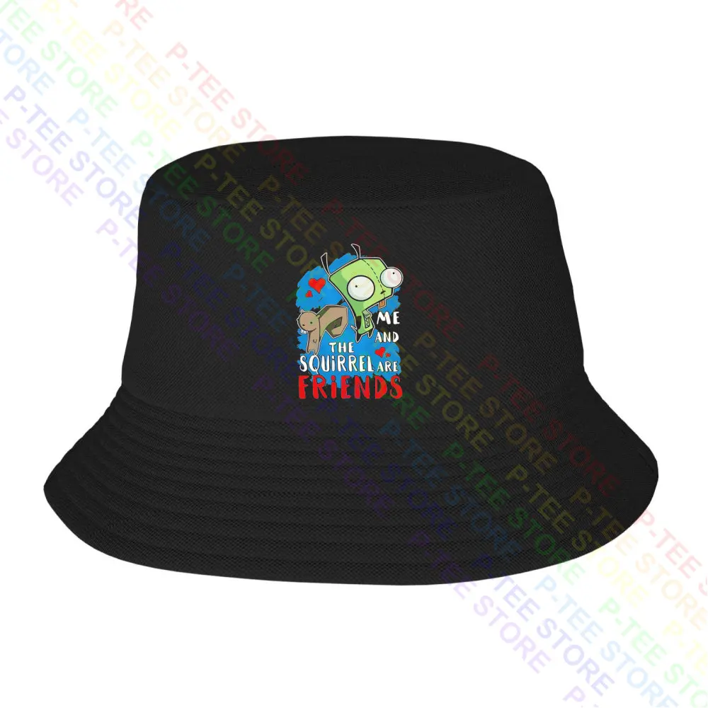 Friends Squirrel & Gir Invader Zim Alien Baseball Cap Snapback Caps Knitted Bucket Hat