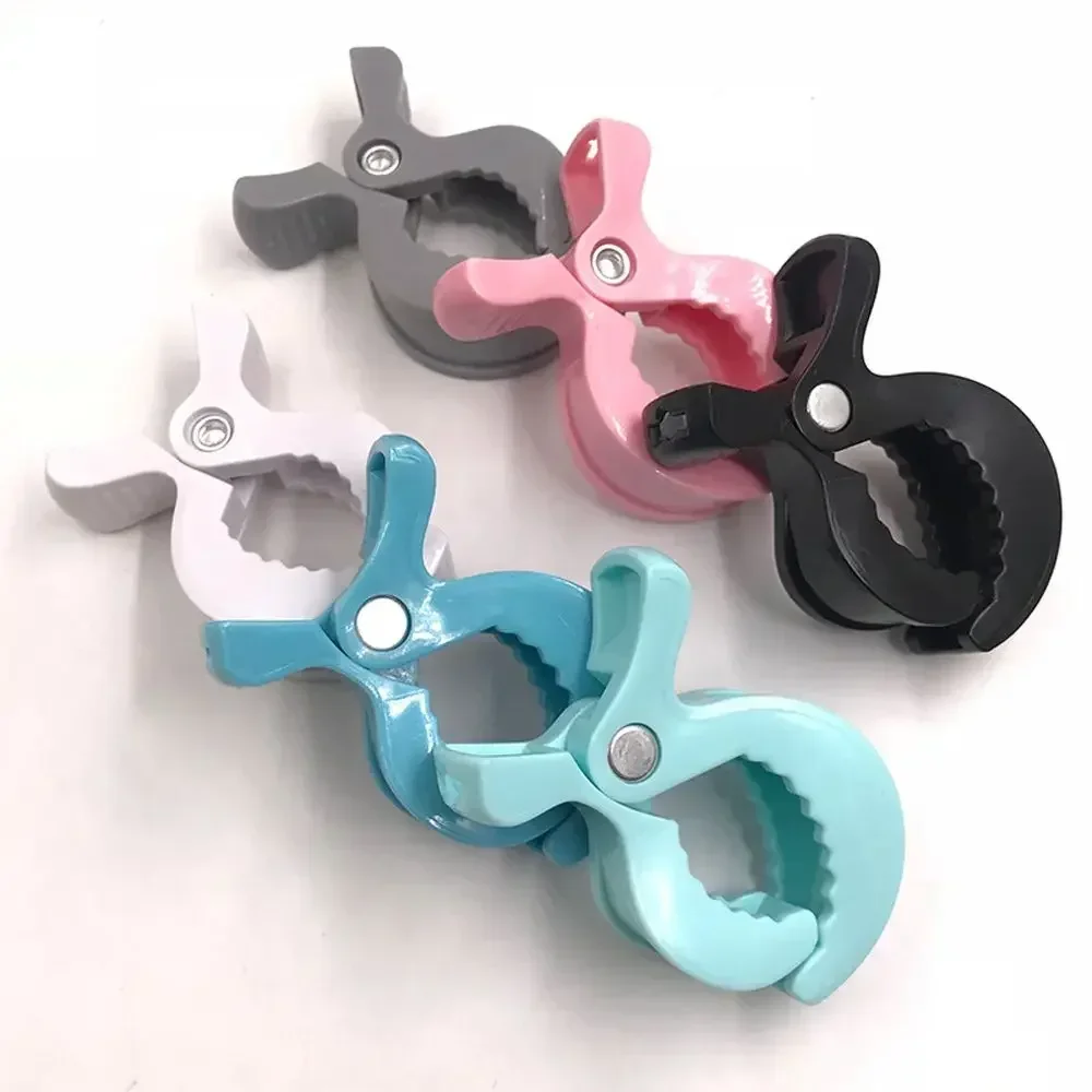 New 2Pcs Baby Strollers Hook Clip Alligator Clip Pram Peg Portable Baby Stroller Hook Kids Car Seat Baby Stroller Accessories