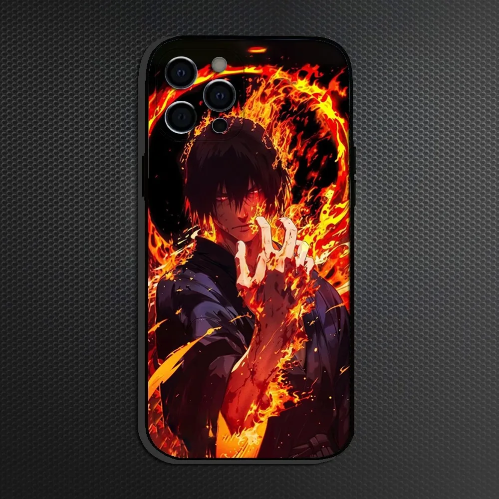 Benimaru Shinmon F-Fire F-Force  Phone Case For iPhone 16,15,14,13,12,11 Plus,Pro Max, Soft Silicone Black Cover