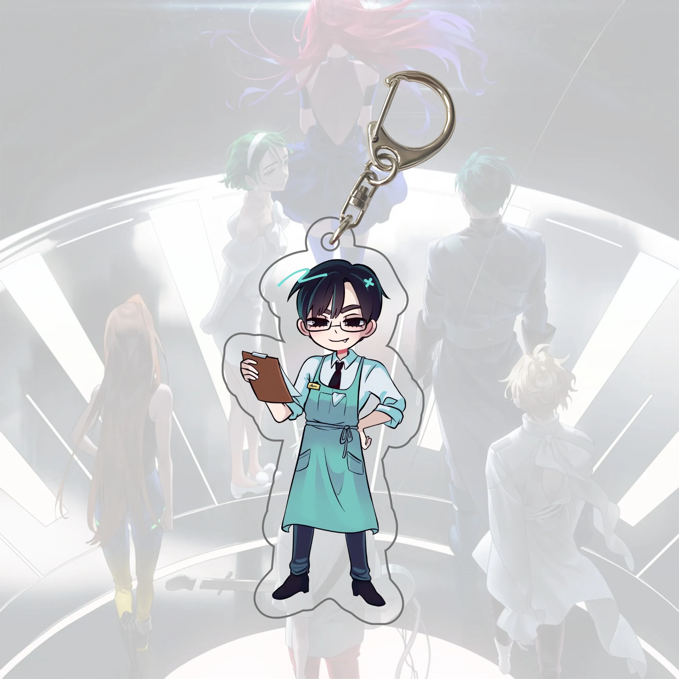 شعبية أنيمي الغريبة المرحلة 6 سنتيمتر سلاسل المفاتيح لوكا إيفان Till Mizi Hyuna Sua للمرأة اكسسوارات حقيبة Keyrings مجوهرات المشجعين الهدايا