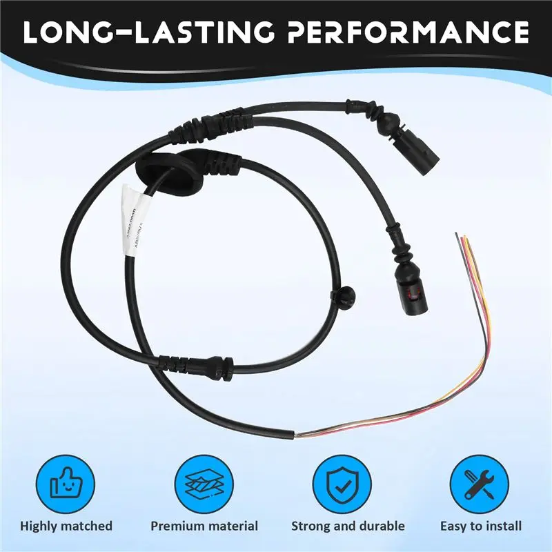 AEA7-Car الجبهة اليسرى سرعة الاستشعار الأسلاك تسخير لشركة فولكس فاجن جولف 6 1K0927903B 1K0927903R #5