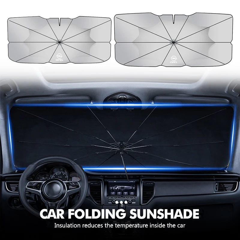 

Folding Car Windshield Sun Shade Visor Protector UV Sun Parasol For Opel Astra H G J Insignia Corsa Zafira Meriva Mokka