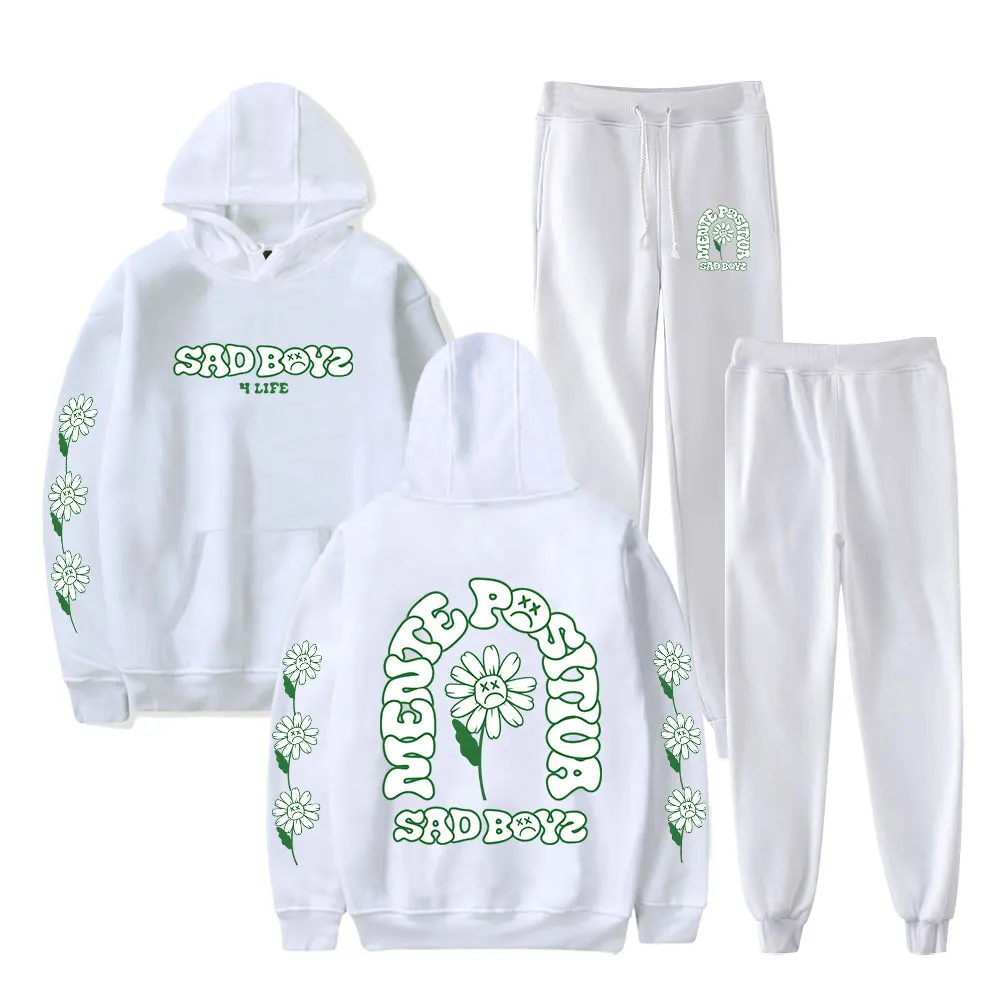 Junior H Merch $AD Boyz hoodies  Sad Boyz  drawstring  hoodies sweatshirt +pants winter pullover