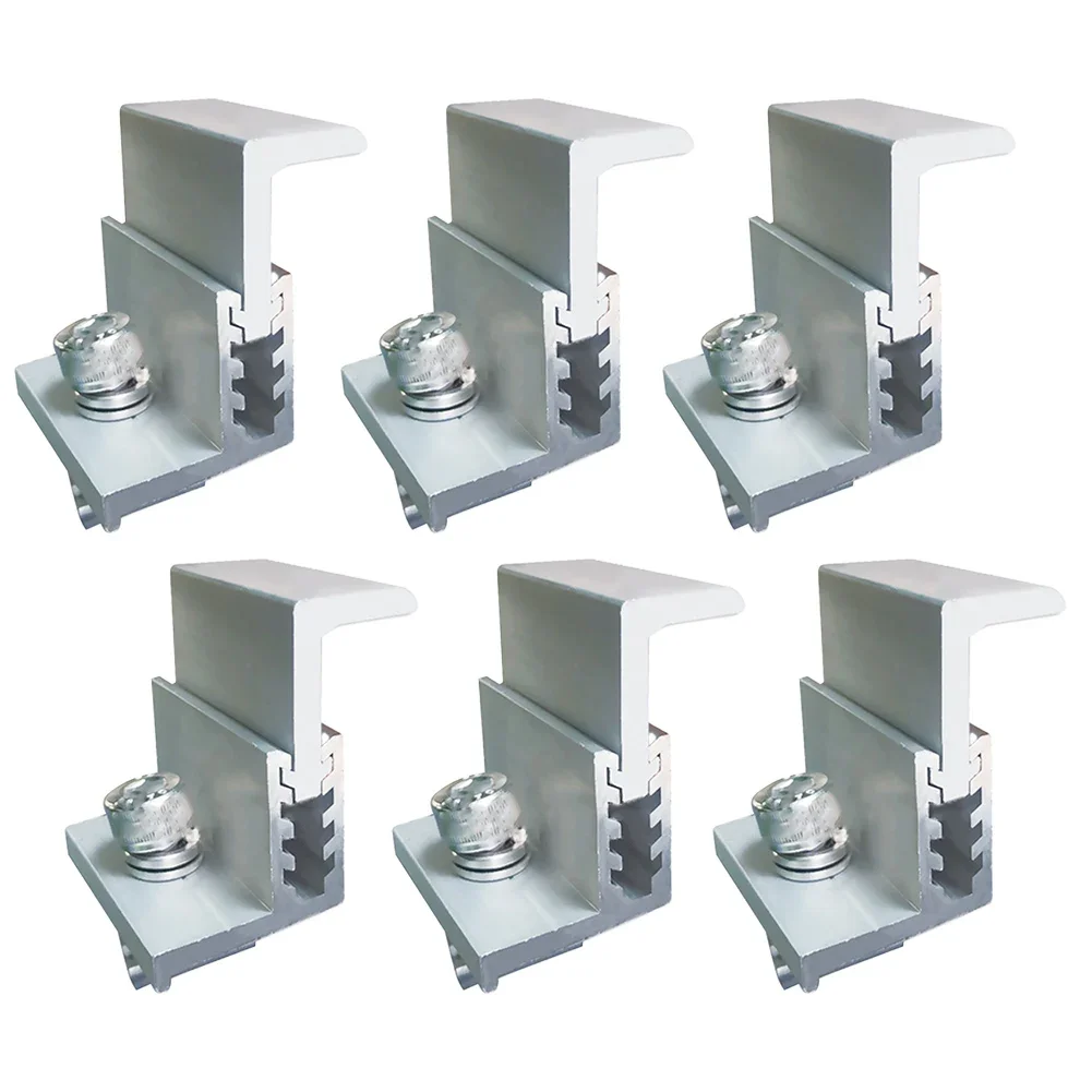 

Outdoor Solar Applications As Shown Aluminum Rail Clamps Efficient Installation Process Fits Panels From 30mm To 45mm