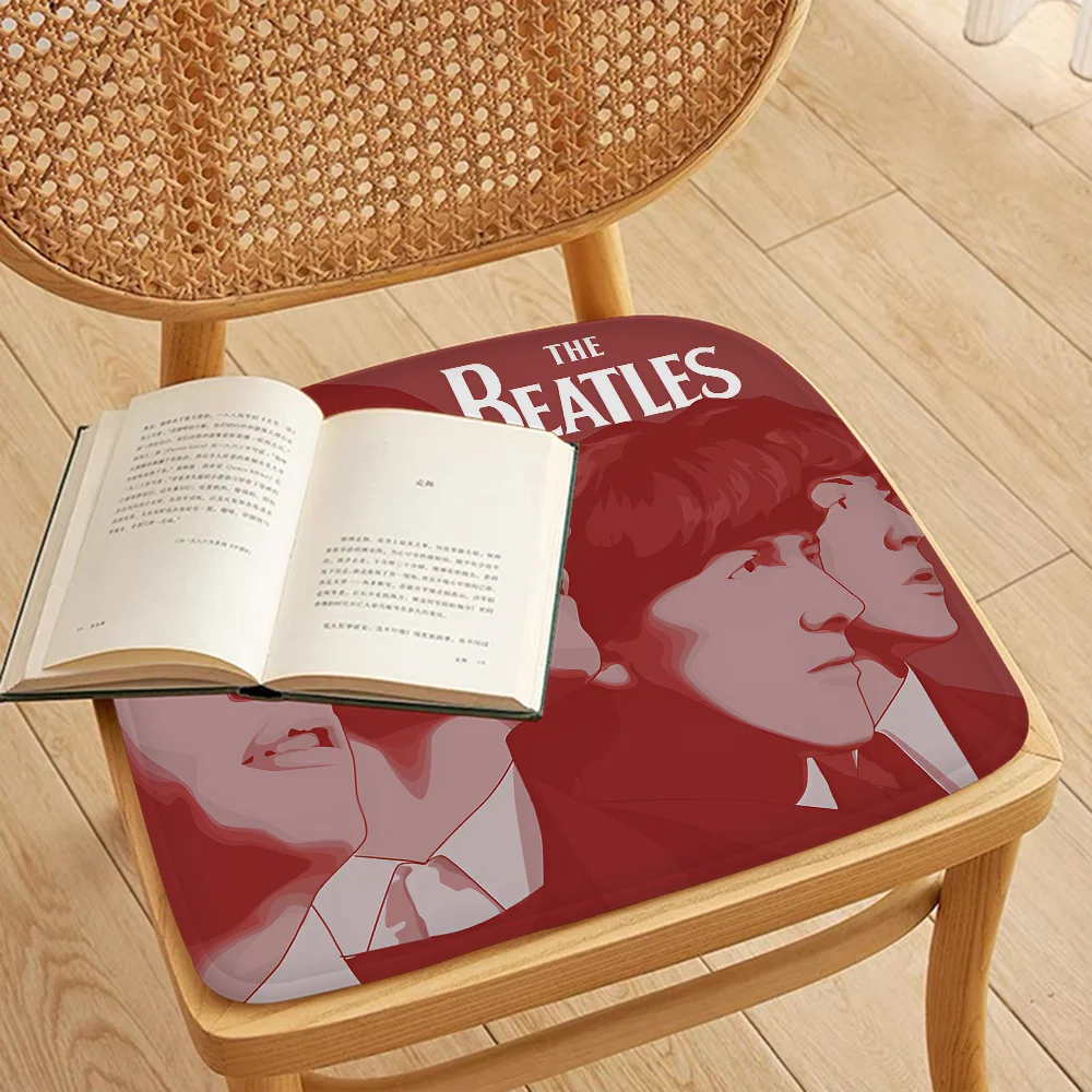 T-The-B-Beatles Rock Band Modern Minimalist Style Seat Pad Household Cushion Soft Plush Chair Mat Winter Office Bar Sofa Decor