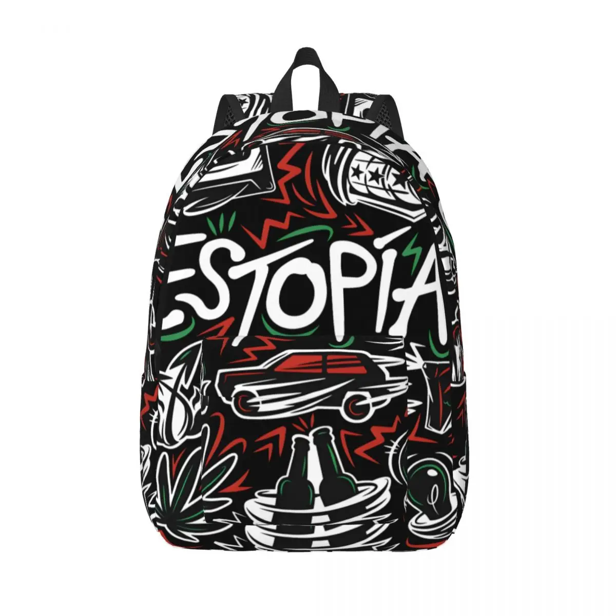 ESTOPIA-Mochila casual com fecho de zíper para mulheres e crianças, bolsa para caminhada, 25 ° aniversário, Peruana Tacoma, presente de aniversário