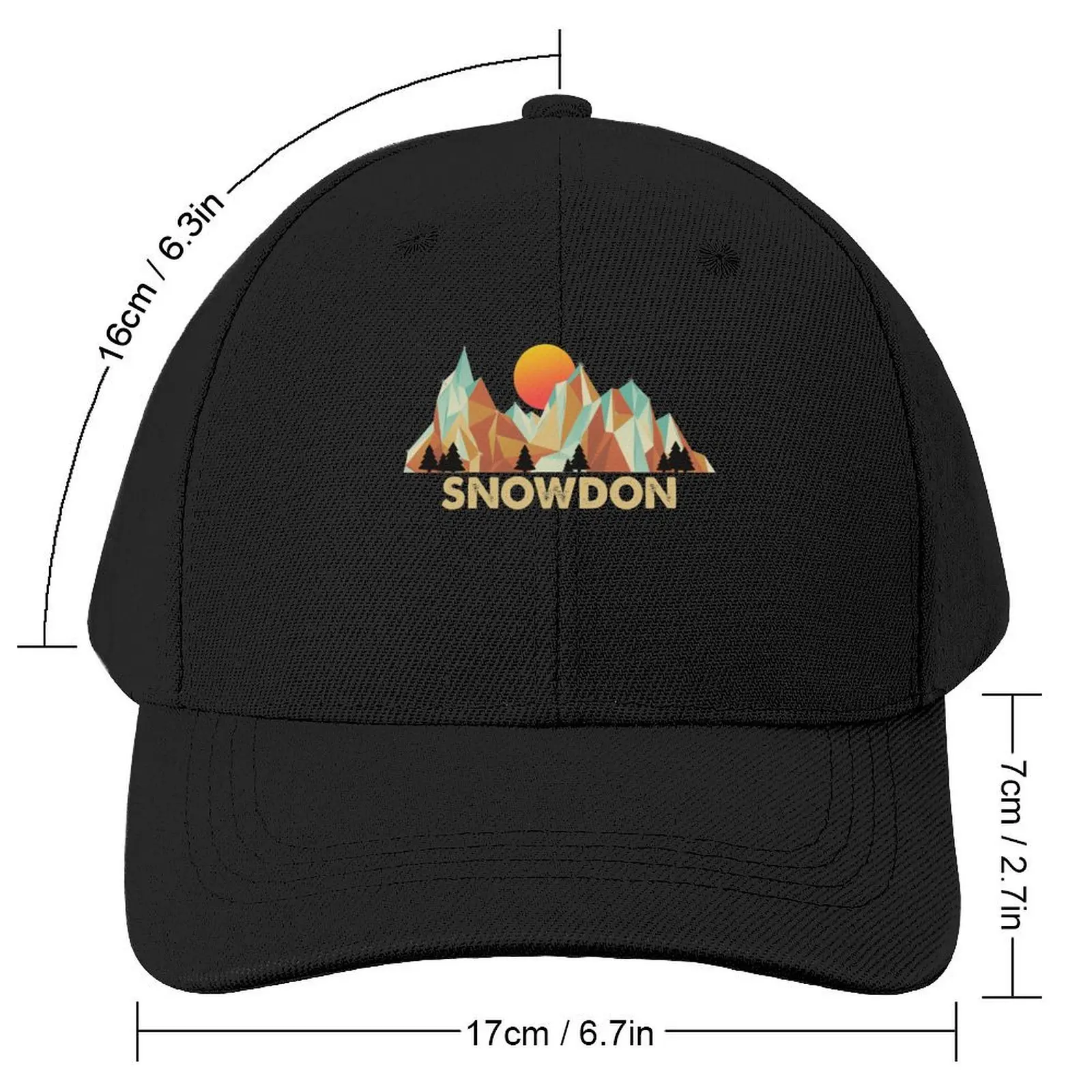 Snowdon mountain climbing gift Baseball Cap derby hat tea Hat Trucker Hat For Man Women's