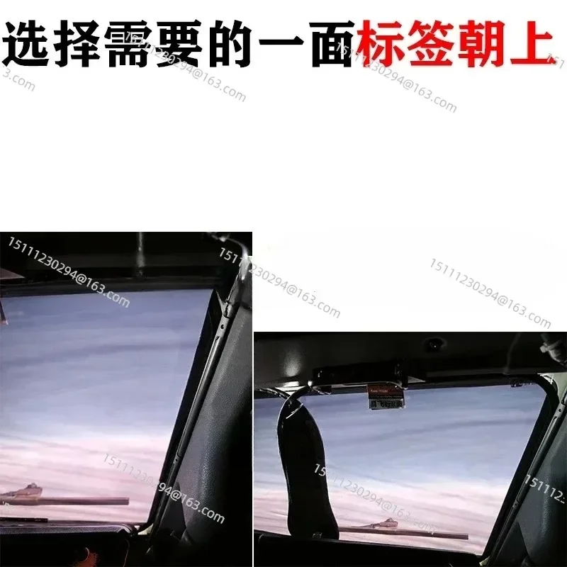 Cockpit Sunshade Set for Boeing Aircraft, Window Light Blocking Visor for 737 738 757 Models