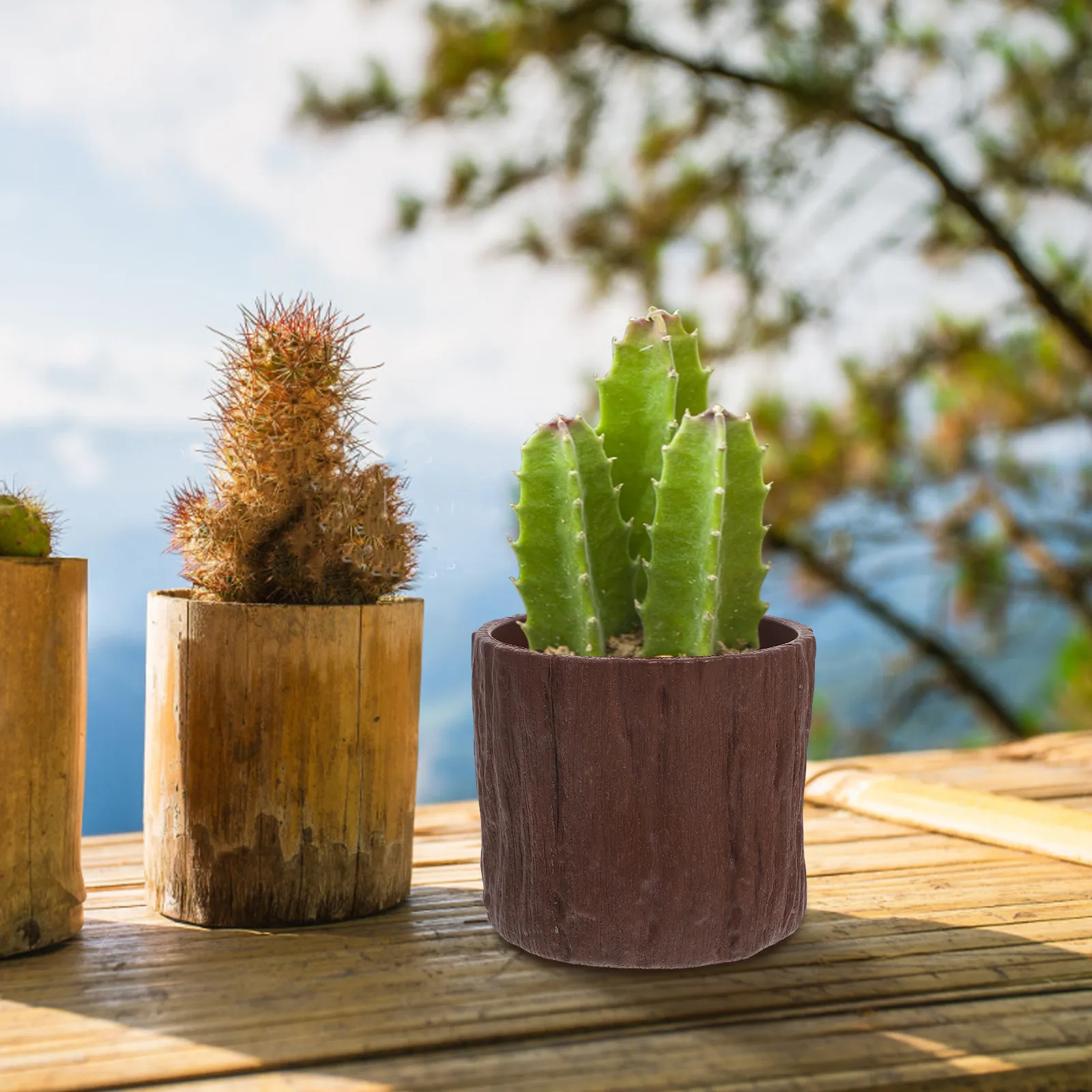 Planter Flower Pot Garden Indoor Succulent Home Halloween Christmas Desk Plant Pots Balcony Plant Pots Cactus Planter Pot 4PCS