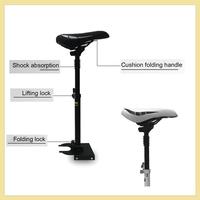 Electric Scooter Seat Adjustable Saddle Set Shockproof Bike Seat Cushion Can Be Raised Lowered For Xiaomi M365/Pro Parts White