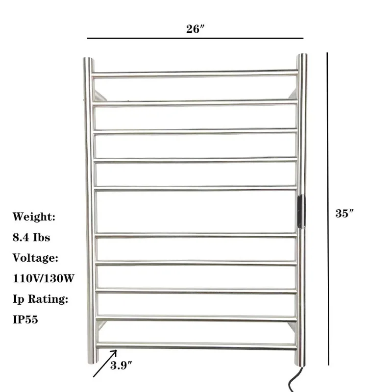 

Intelligent electric towel rack household bathroom electric heating constant temperature disinfection drying toilet storage