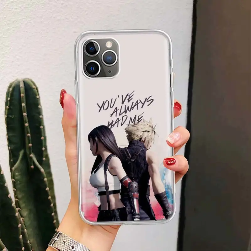 Final Fantasy VII For iPhone 16 15 14 13 12 11 Pro Max Phone Case X XS XR 7 Plus Print 8 SE Apple Fundas Cover Coque 11 15 13 14