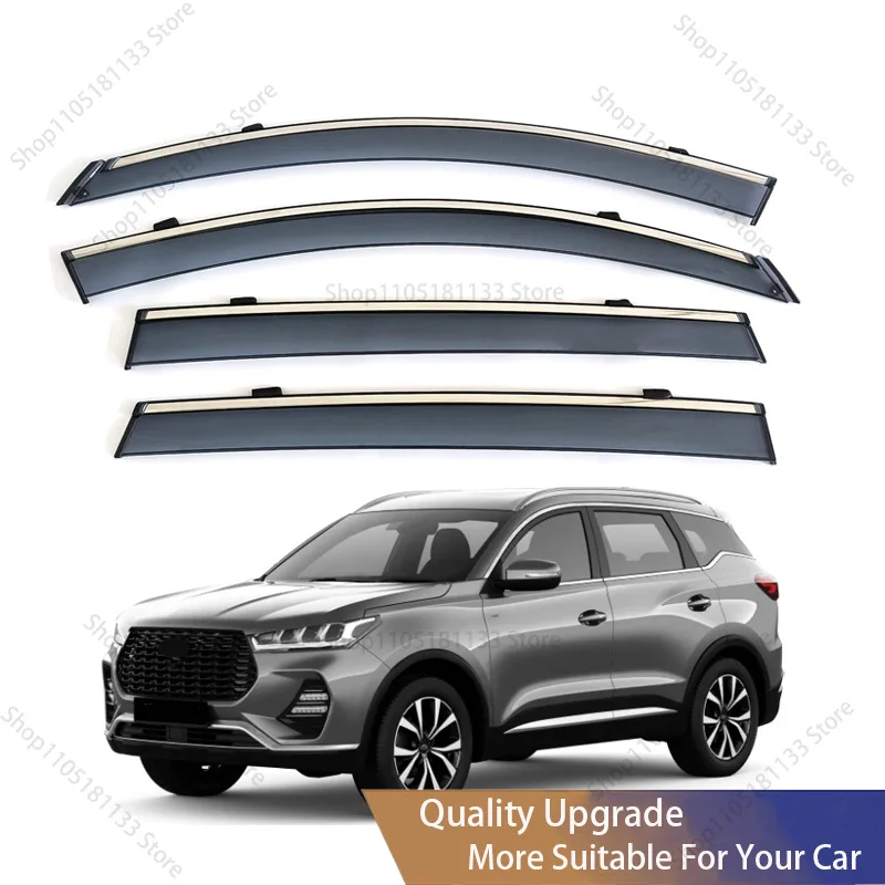Suitbale For Sportequipe 6/DR 6.0 Accessories Side Window Sun Rain Visor Weather Shield Weathershield Sun Shade Wind Deflector