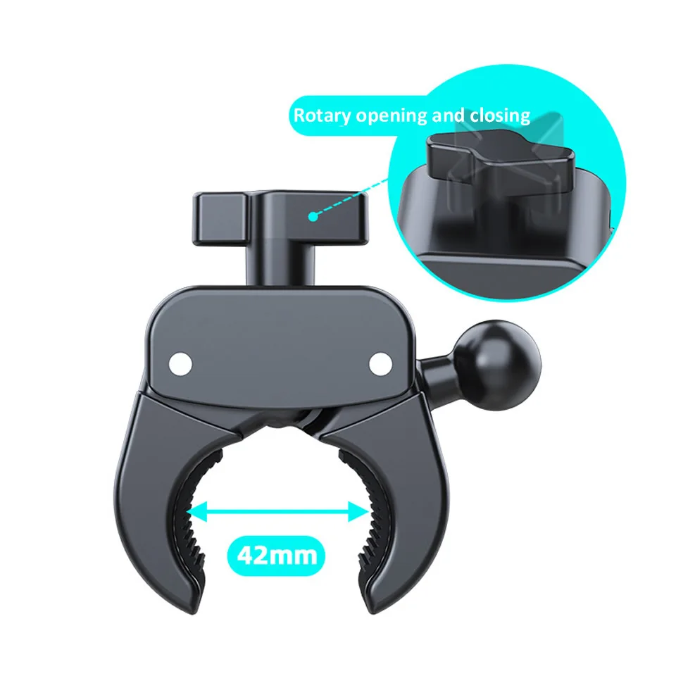 Handlebar Tablet Clamp Mount for 4.7 to 13 inch Motorcycle Bicycle Scooter Clip Phones Holder for iPad 12.9 S8 S7 Fe Plus Stand