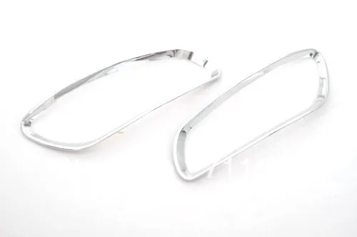 

Стайлинг автомобиля, хромированный задний отражатель, противотуманная крышка для Hyundai Santa Fe 2010-2012