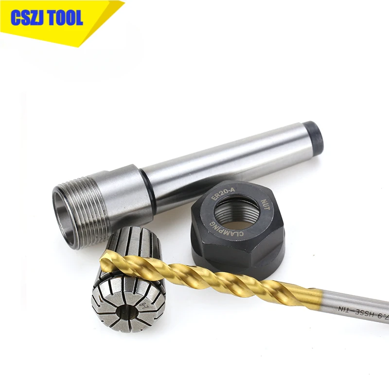 Imagem -05 - Cnc Fresadora Acessórios Morse Taper Handle Ferramentas Colletchuck Cszj Mtb Mt2 Mt3 Mt4 Er16 Er20 Er25 Er32 Er40