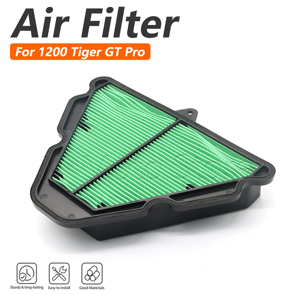 Motorcycle Accessories Air Filter Intake Cleaner Element Replacement For Tiger 1200 GT Tiger1200 GT Pro Explorer 2022 2023 2024