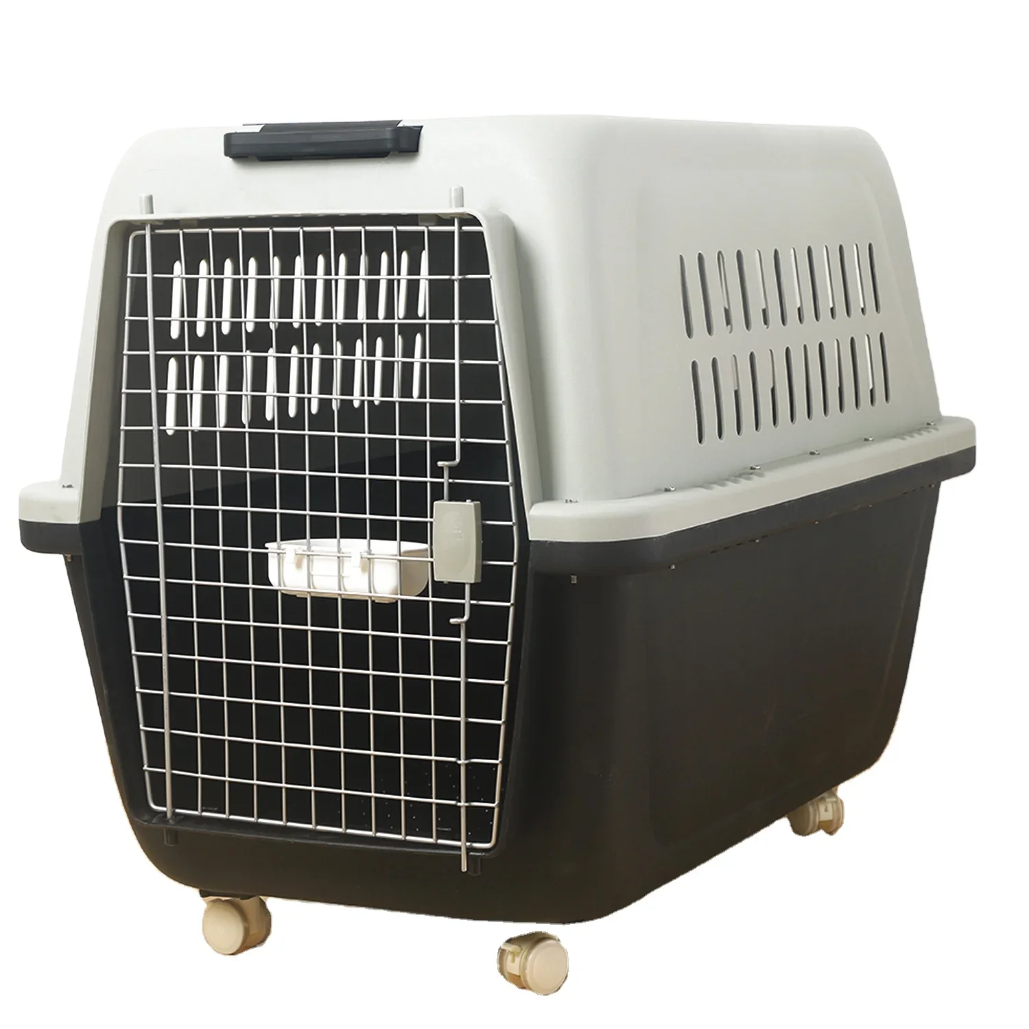 

z Pet Cages Pet Travel Bag Pet Carrier Dog and Cat Carrier Sustainable Pp,plastic with Wheel Carton Package BSCI Solid XXL