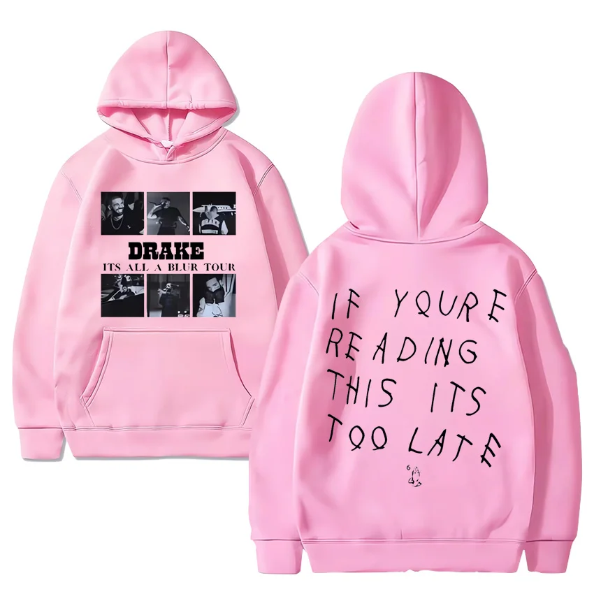 Rapper Drake Hoodie Graphics Hoodie Men Women Hip Hop Oversized Pullover streetwear Long sleeve Unisex Fleece Hooded Sweatshirt