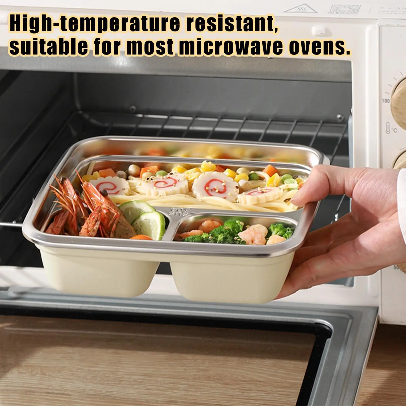 

Lunch Box Portable Leakproof Food Snack Container Compartment Snack Containers For Meal Prep Salad Fruit Children Travel Camping