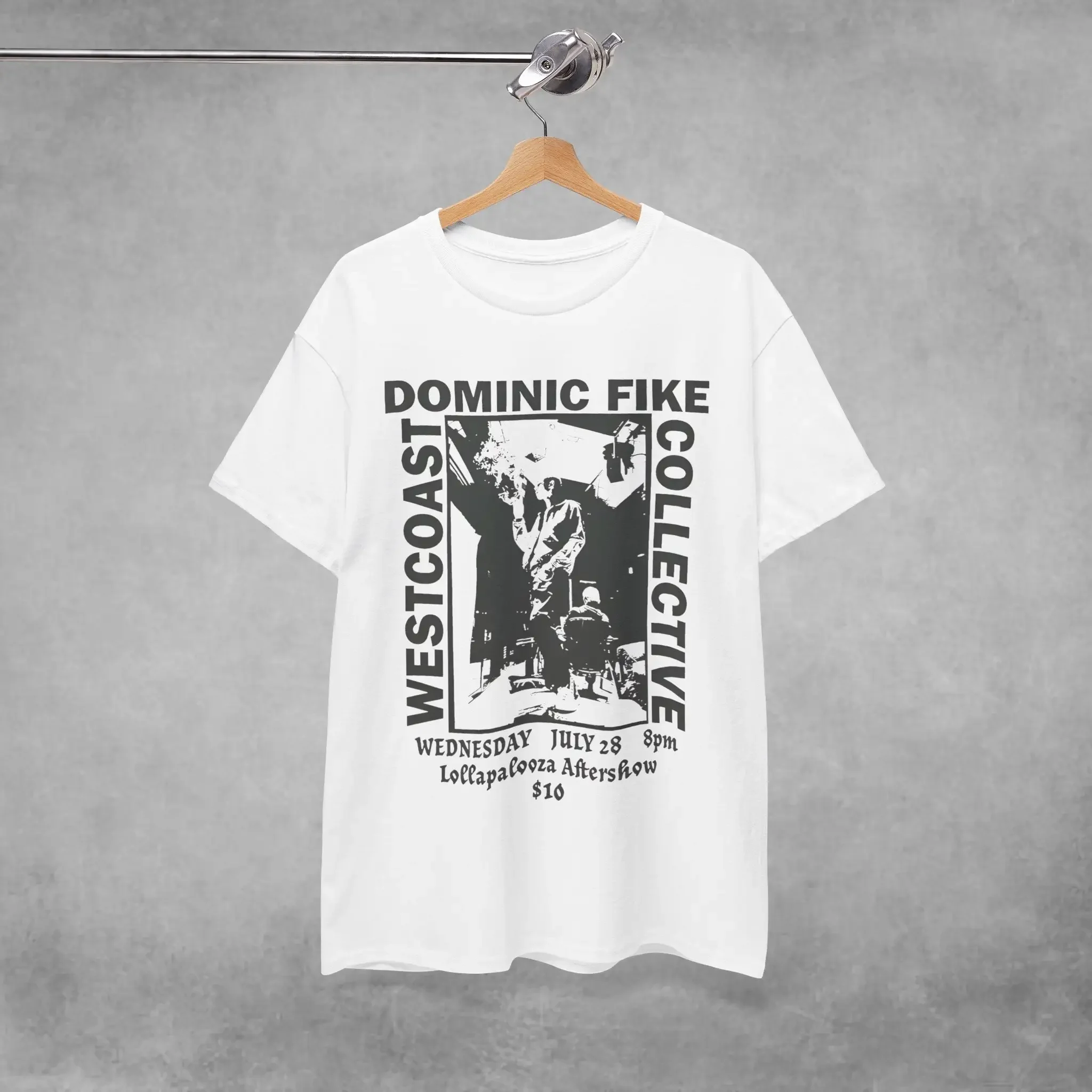 Dominic Fike Concert T Shirt Lollapalooza Indie Band Merch Alternative Rock Poster for