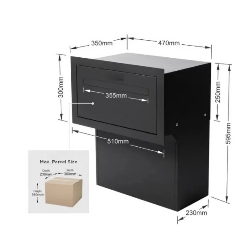 Anti-theft Express Cabinet Home Office Document Parcel Box Express Self-pickup Cabinet At The Entrance of The Exit Mailbox