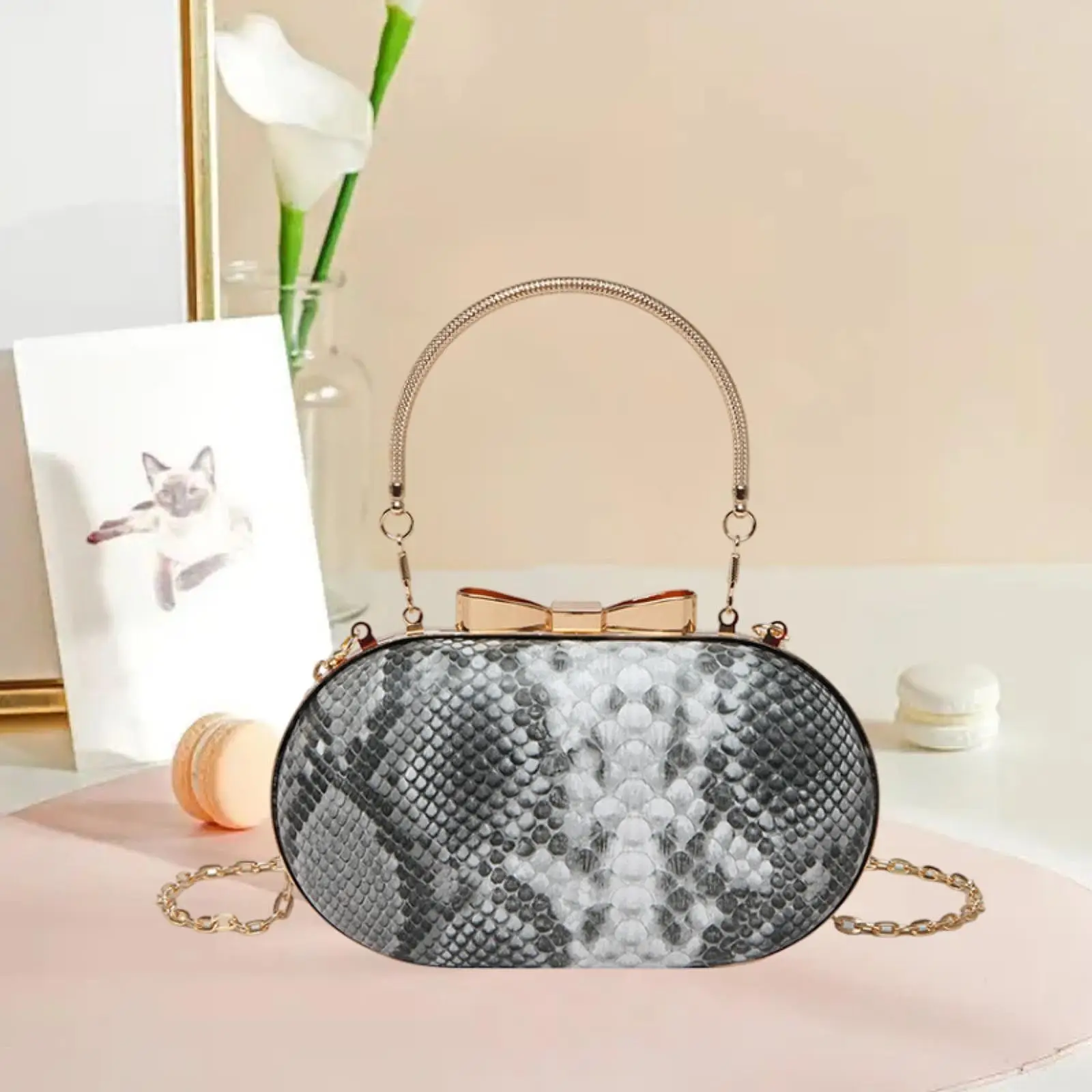 

Women's Evening Crossbody Bag 18.5x5x10cm Messenger for Casual Outings