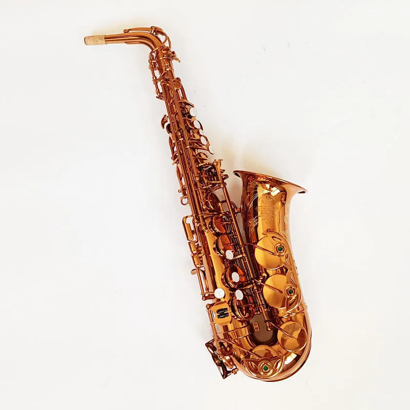 

France Make Ⅵ Alto Saxophone Eb Coffee color Alto Sax Professional Playing Woodwind Instrument with Mouthpiece