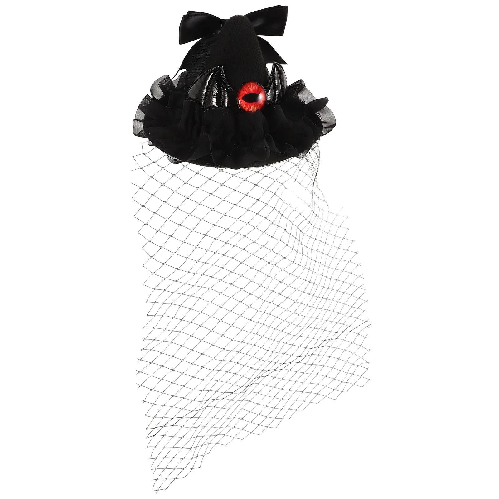

Witch Hat Hair Accessories Fascinator for Women Retro Costume Parties Cosplay Photography Zinc Alloy Lightweight