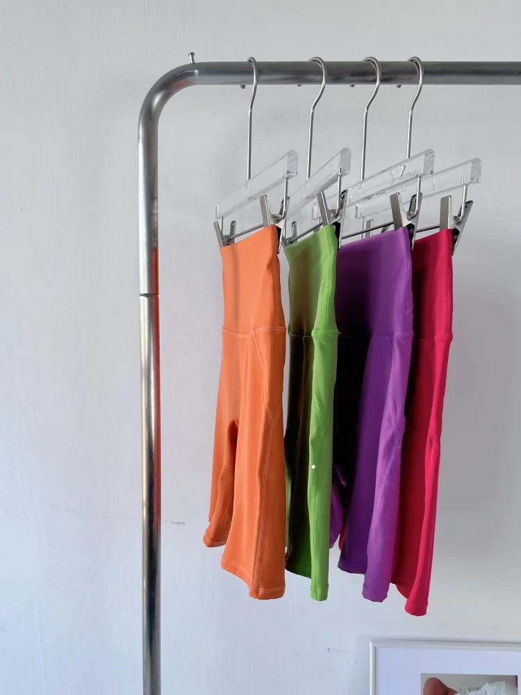 ハイウエスト スポーツ オルトス 女性用 インナーパンツなし ランニング トレーニング ヨガパンツ フィットネス ミッドレングス ファイブクォーター ナイロン スパンデックス