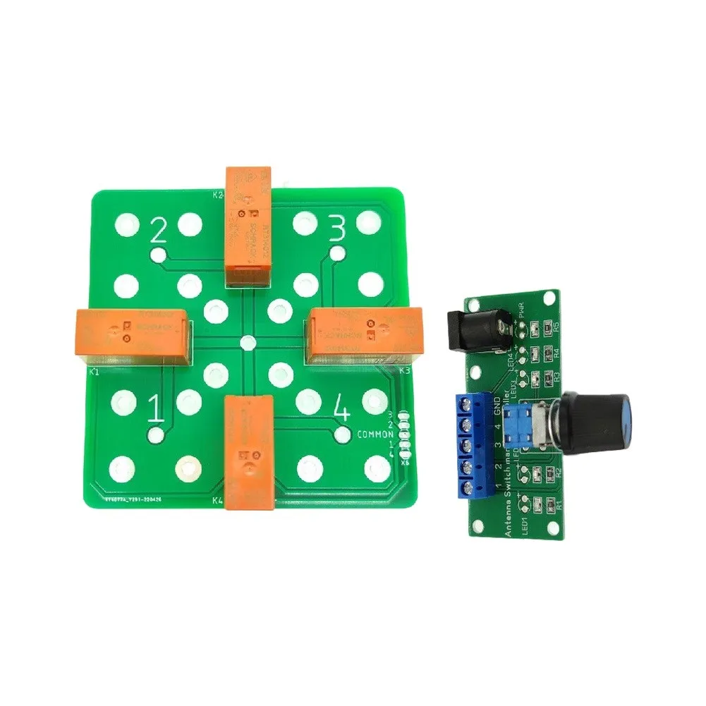 4:1 Coaxial Remote Switch Controller SO-239 1.5kW CW RTTY 3000W PEP For Ham Radio HF Transceiver Testing Equipment