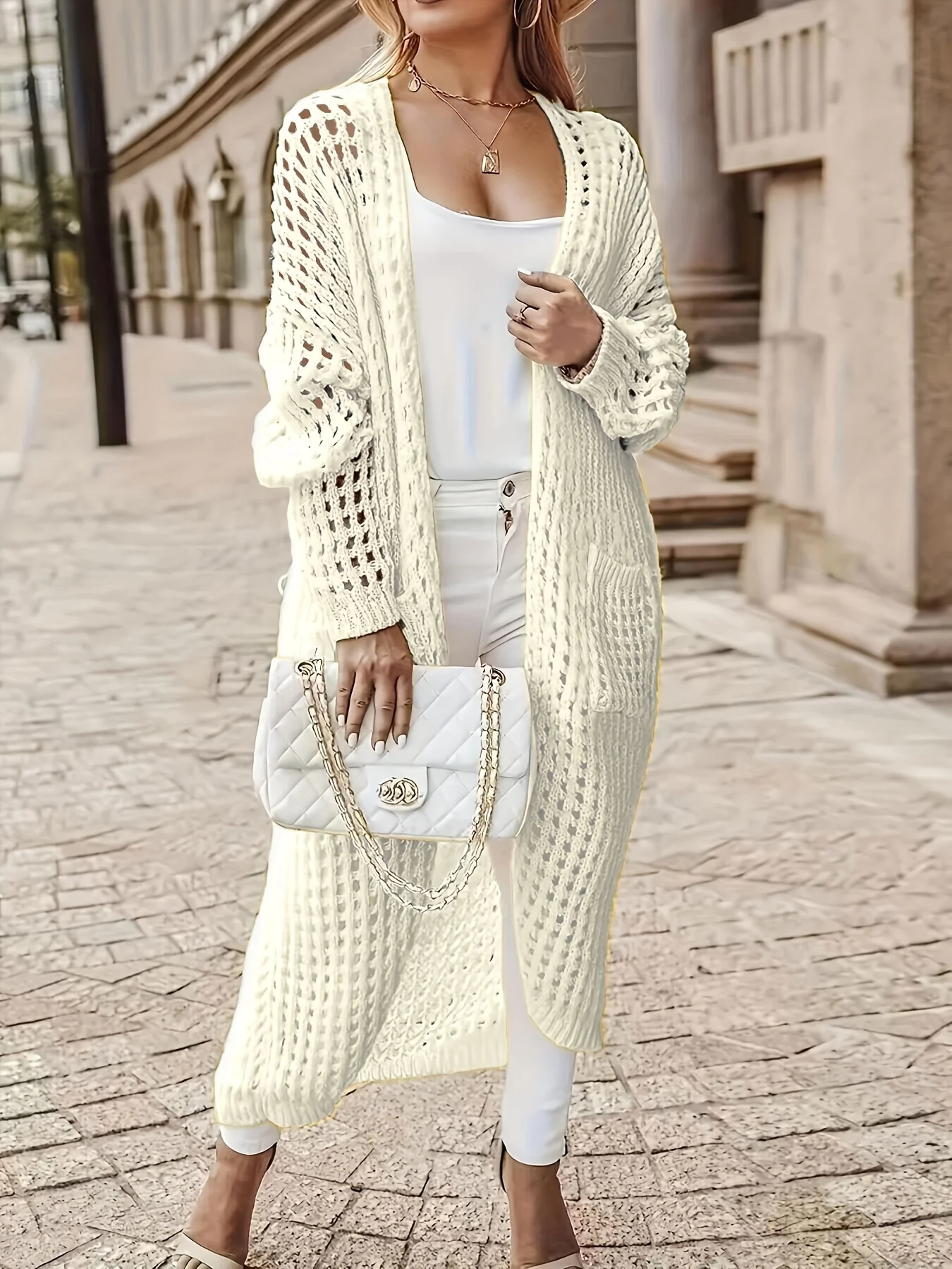

Ladies Long Bathrobe Soft Plush Robe for Women Comfortable Sleepwear Nightgown with Tie Waist