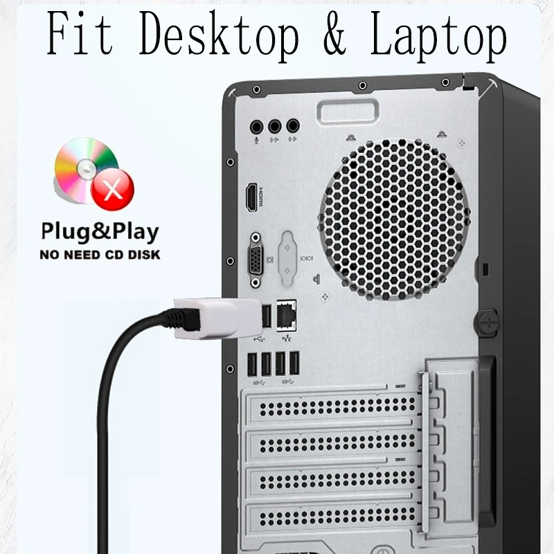 بطاقة الشبكة المحمولة LAN إيثرنت USB إلى محول RJ45 100Mbps محول خالي من محرك لنظام التشغيل Windows Linux Mac OS PC المحمول سطح المكتب