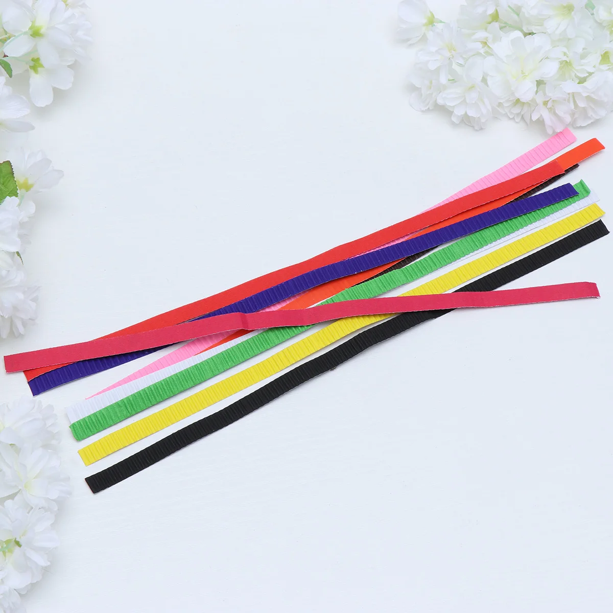 

STOBOK 60pcs Colored Paper Strips for Quilling Art Craft Corrugated Colorful Handmade Stars Package Tools