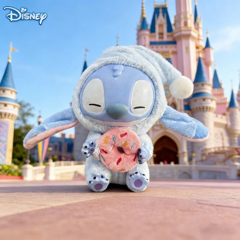 Gorący hit/ Disney Stitch Jedz Coś Przed Zasypianiem, Niespodzianka w Pudełku, Figurka Winylowa Pluszowa, Zabawka, Zawieszka, Prezent dla Potworów