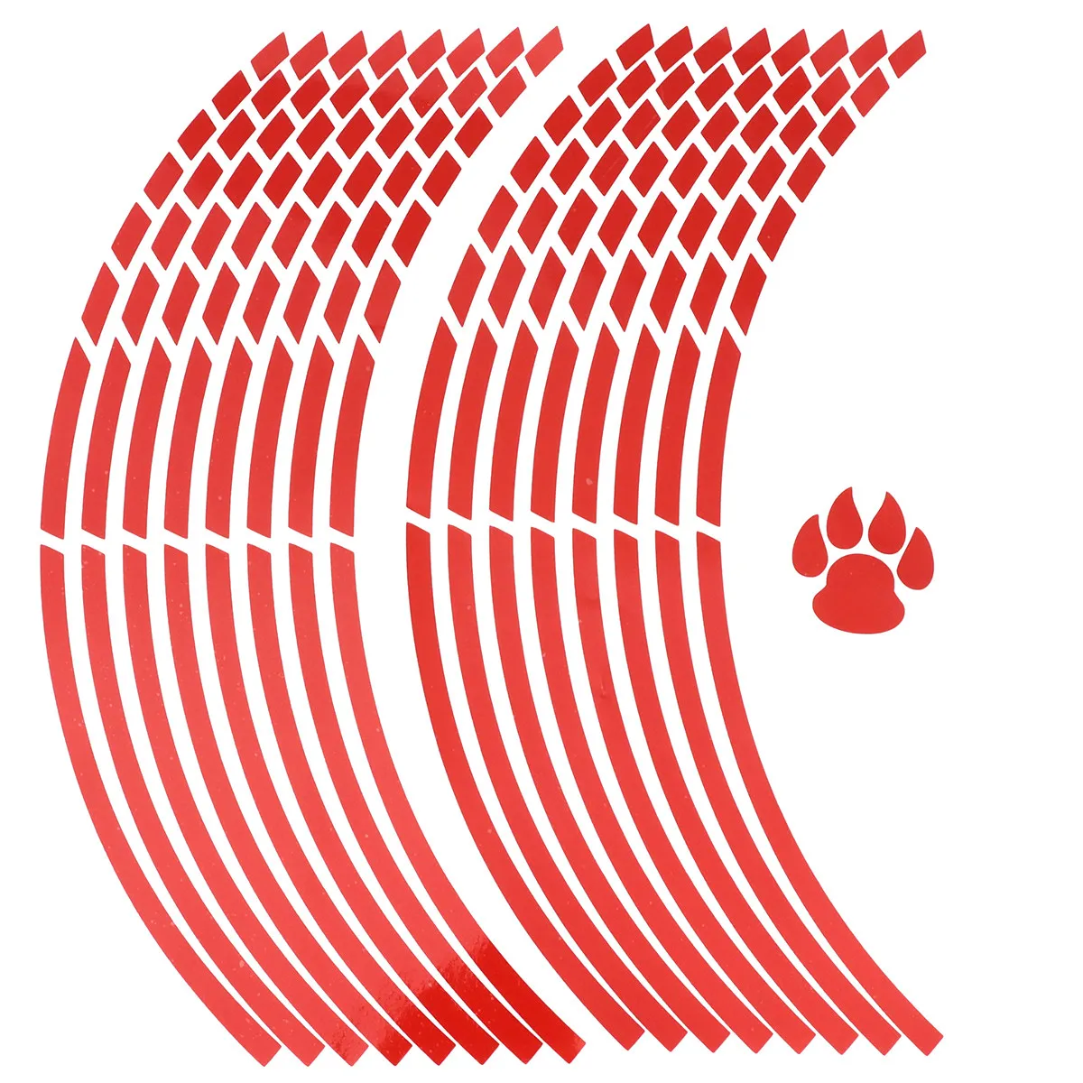 

2Pcs Motorcycle Wheel Hub Rim Decal Stickers High-Quality PVC Waterproof Sunscreen Tire Decoration Motorcycle Wheel Rim Sticker