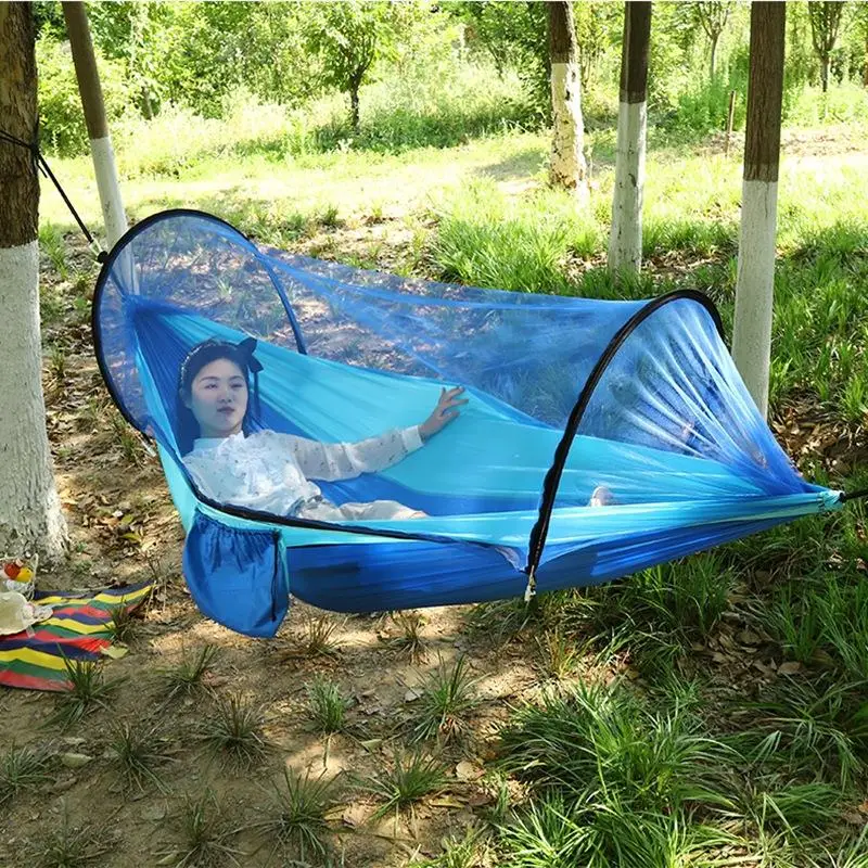 camping-swing-bed-quick-open-mosquito-net-double-person-nylon-fabric-anti-flip-anti-mosquito-outdoor-leisure-furniture